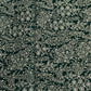 Classic Green Golden Zari Sequence Thread Embroidery Velvet  Fabric