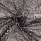 Classic Purple Floral Sequence Embroidery Net Fabric