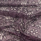 Classic Wine Floral Sequence Embroidery Net Fabric