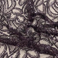 Classic Wine Leaves Sequence Pearl Embroidery Net Fabric