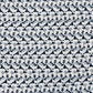 Grey Floral Lace Net Embroidery Fabric - TradeUNO