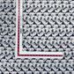 Grey Floral Lace Net Embroidery Fabric - TradeUNO