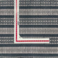 White & Grey Floral Print Lace Fabric - TradeUNO
