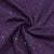 Premium Purple Sequence Thread Embroidery Russian Silk Fabric
