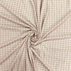 Cream White Check Pattern Woollen Suiting Fabric - TradeUNO