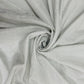 White With Silver Stripes Shimmer Imported Knit Fabric - TradeUNO