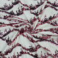 White & Pink Lace Embroidery Sequence Net Fabric - TradeUNO