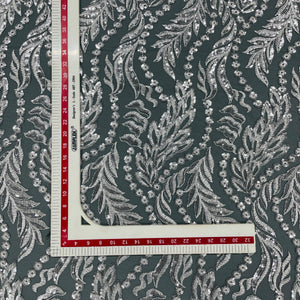 Grey Net FabricSequence Fabric - TradeUNO