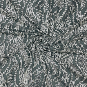 Grey Net FabricSequence Fabric - TradeUNO
