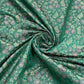 Premium Green Traditional Print Tanchui Jamewar Silk Fabric