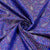 Premium Blue Traditional Paisley Print Tanchui Jamewar Silk Fabric