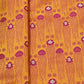 Premium Orange Traditional Print Tanchui Jamewar Silk Fabric