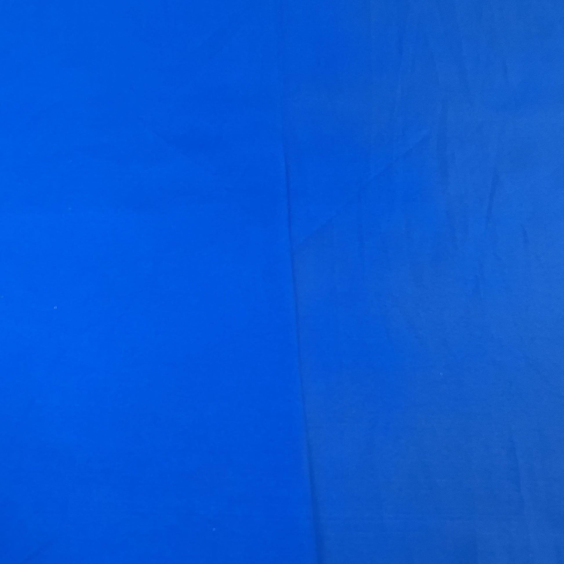 Premium Blue Solid Poly Satin Fabric