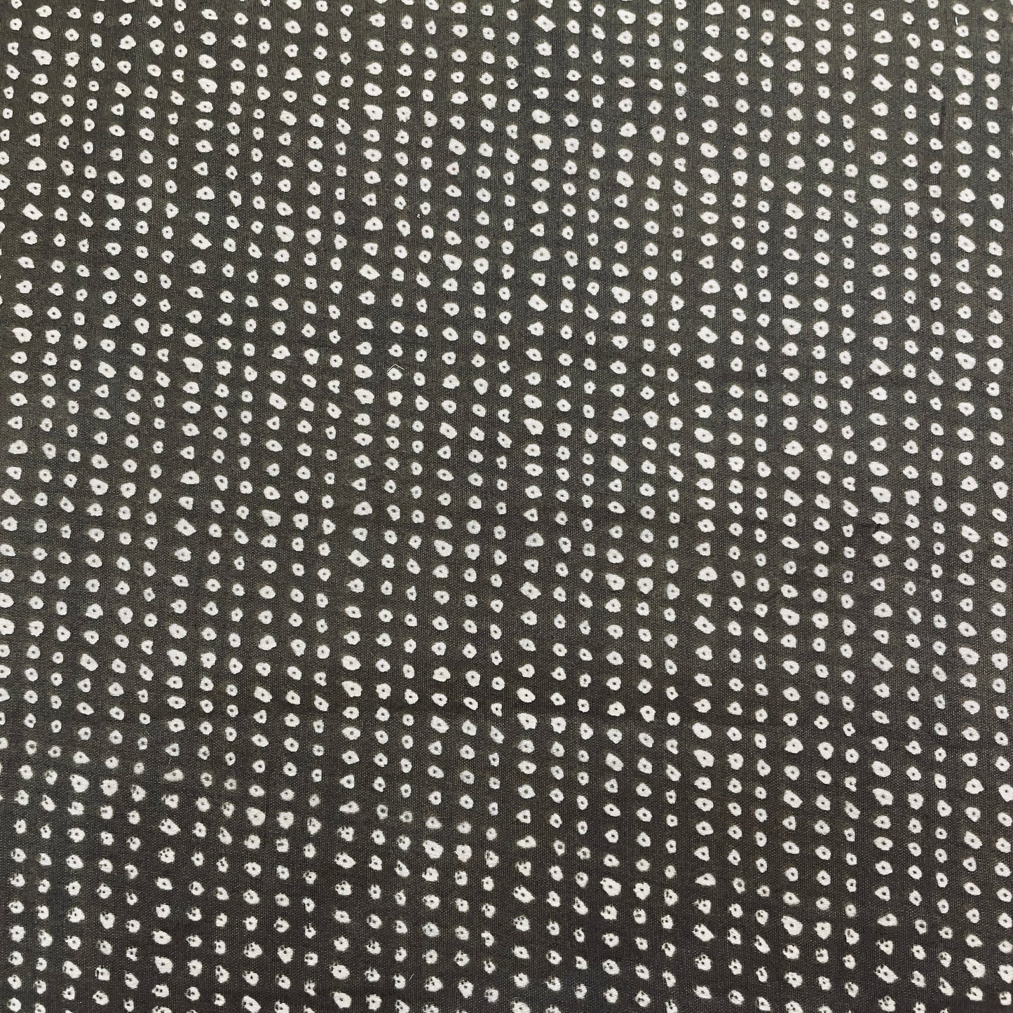 Brown Dot Print Viscose Chanderi Fabric - TradeUNO