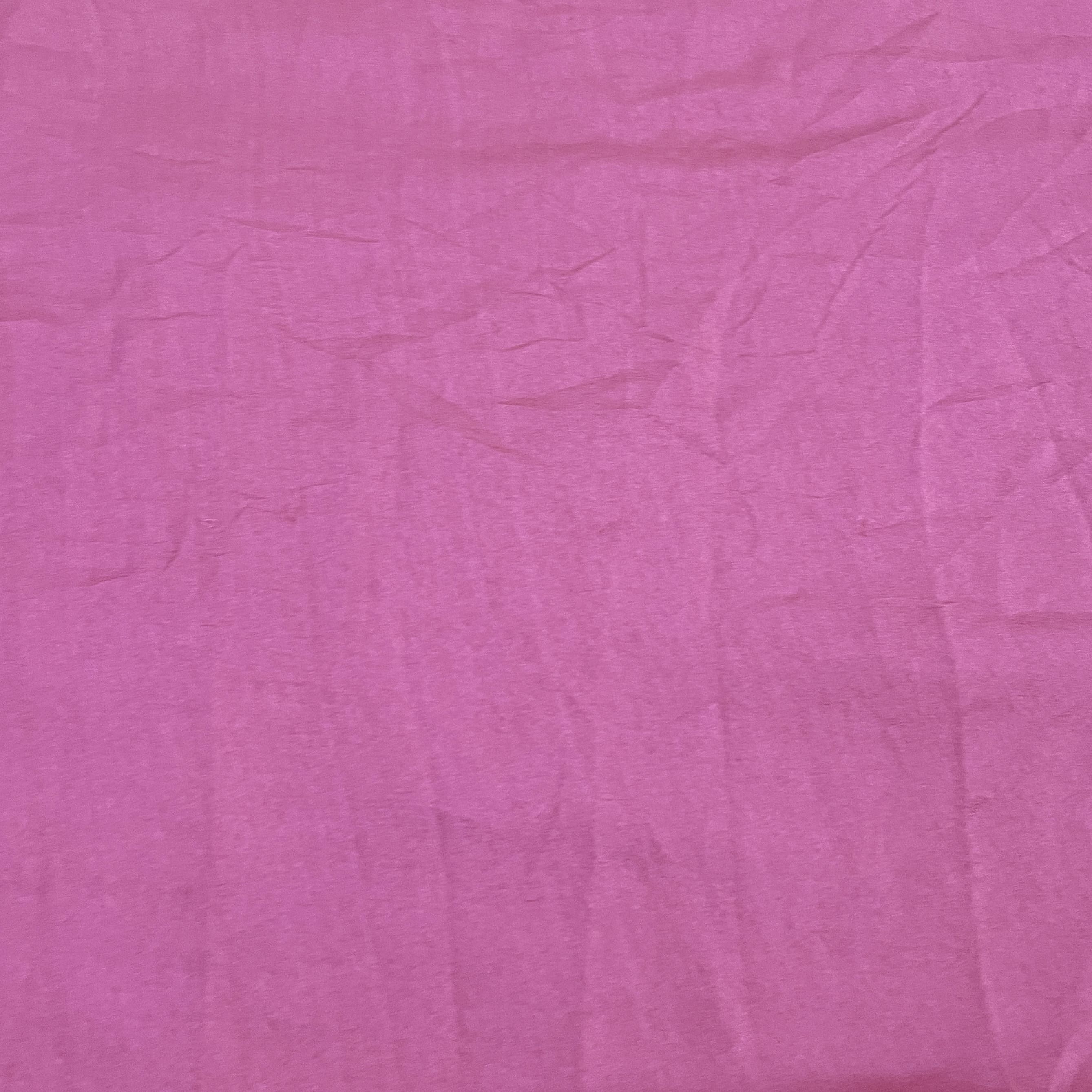 Premium French Rose Pink Solid Bemberg Silk Fabric