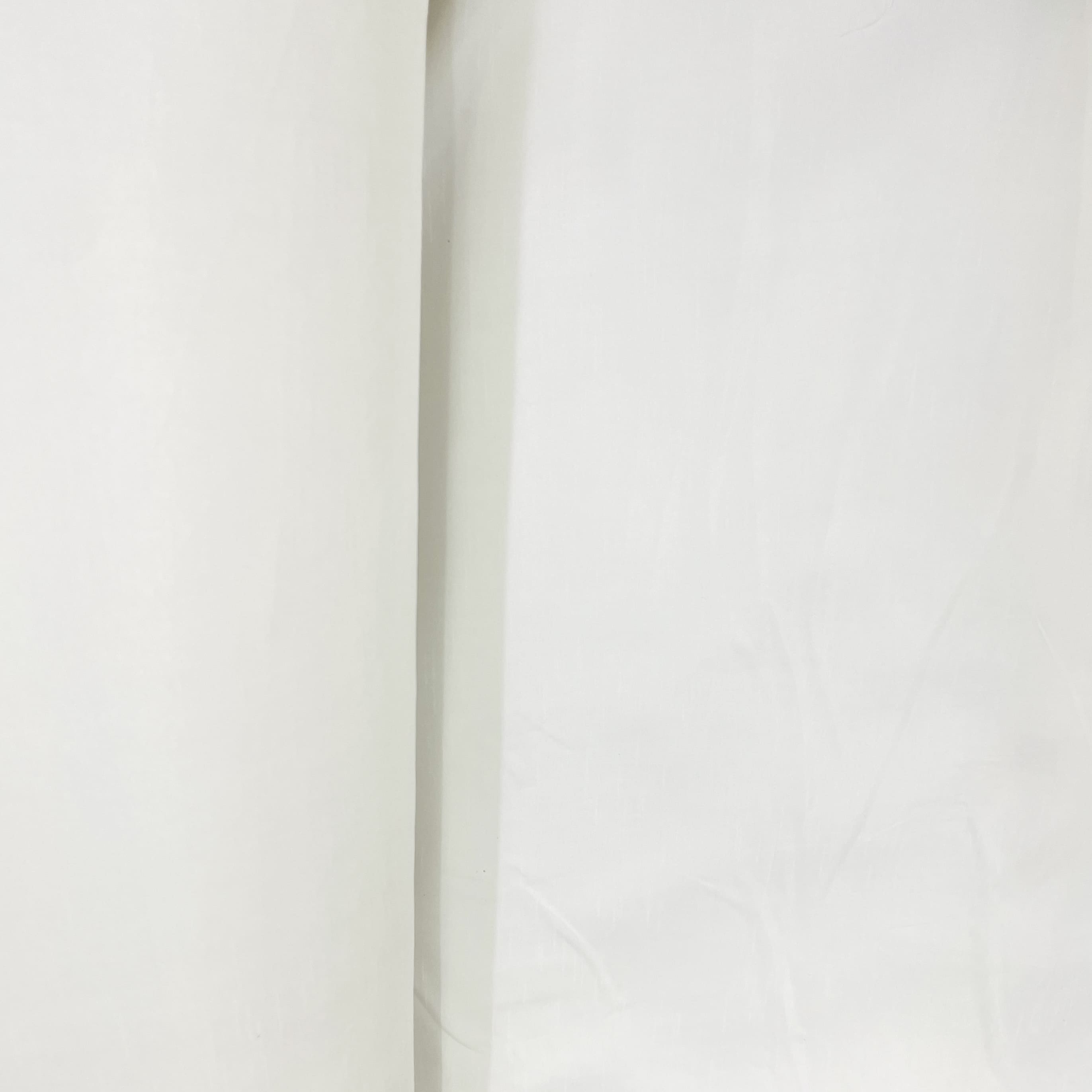 Premium White Solid Dyeable Raw Silk Fabric
