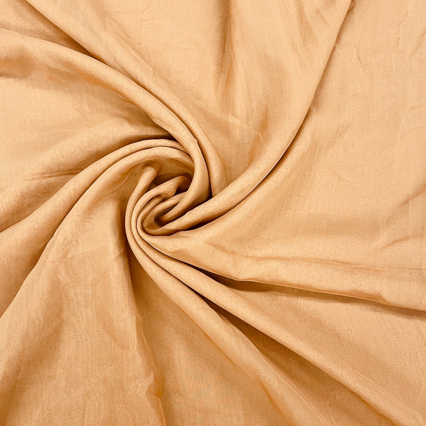 Peach Solid Satin Organza Fabric - TradeUNO