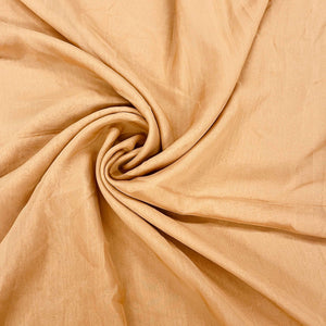 Mustard Solid Satin Organza Fabric 1