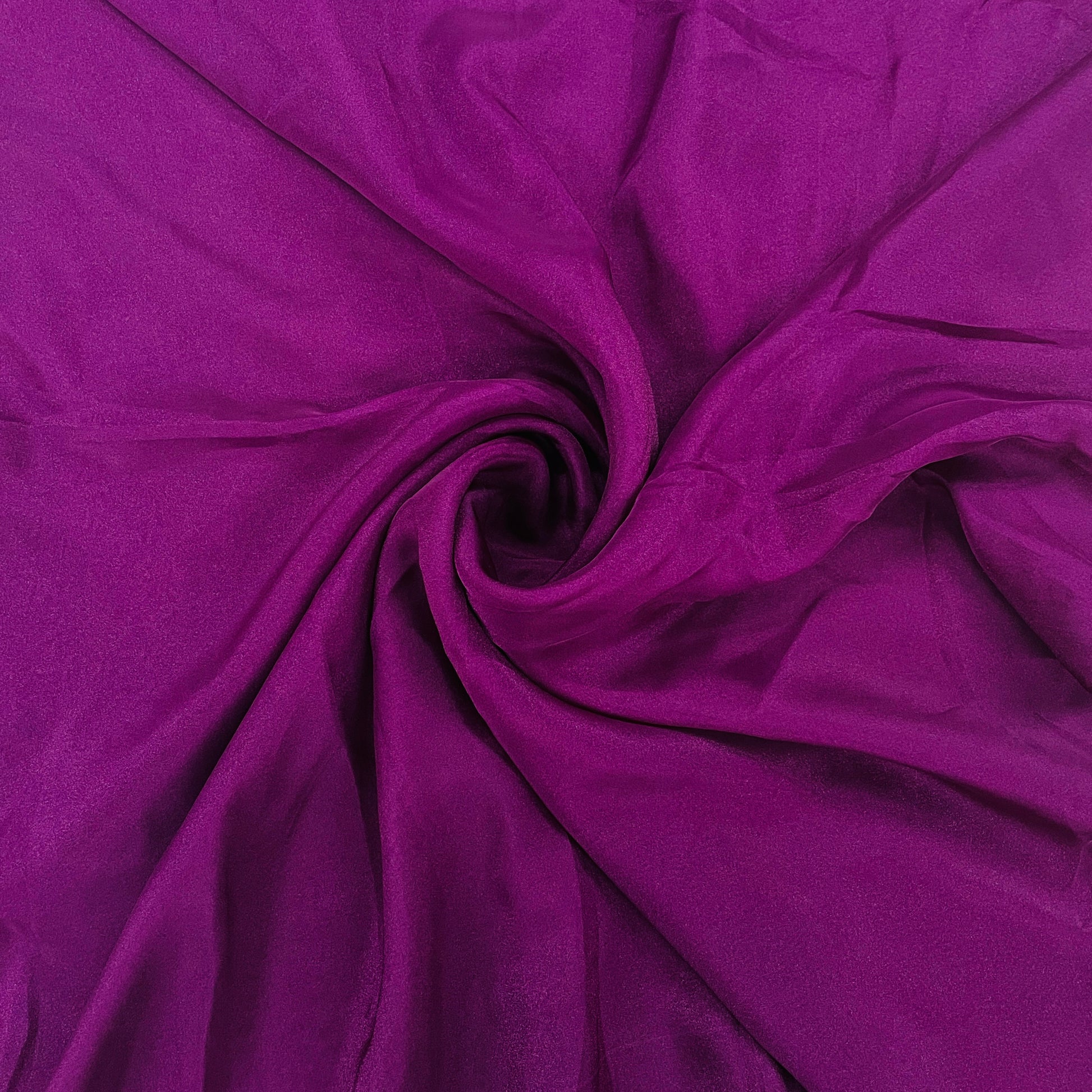 Violet Solid Satin Organza Fabric - TradeUNO