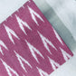Pink With White Ikkat Print Cotton Fabric - TradeUNO