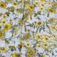 Premium White & Green Floral Dobby Print Chiffon Fabric