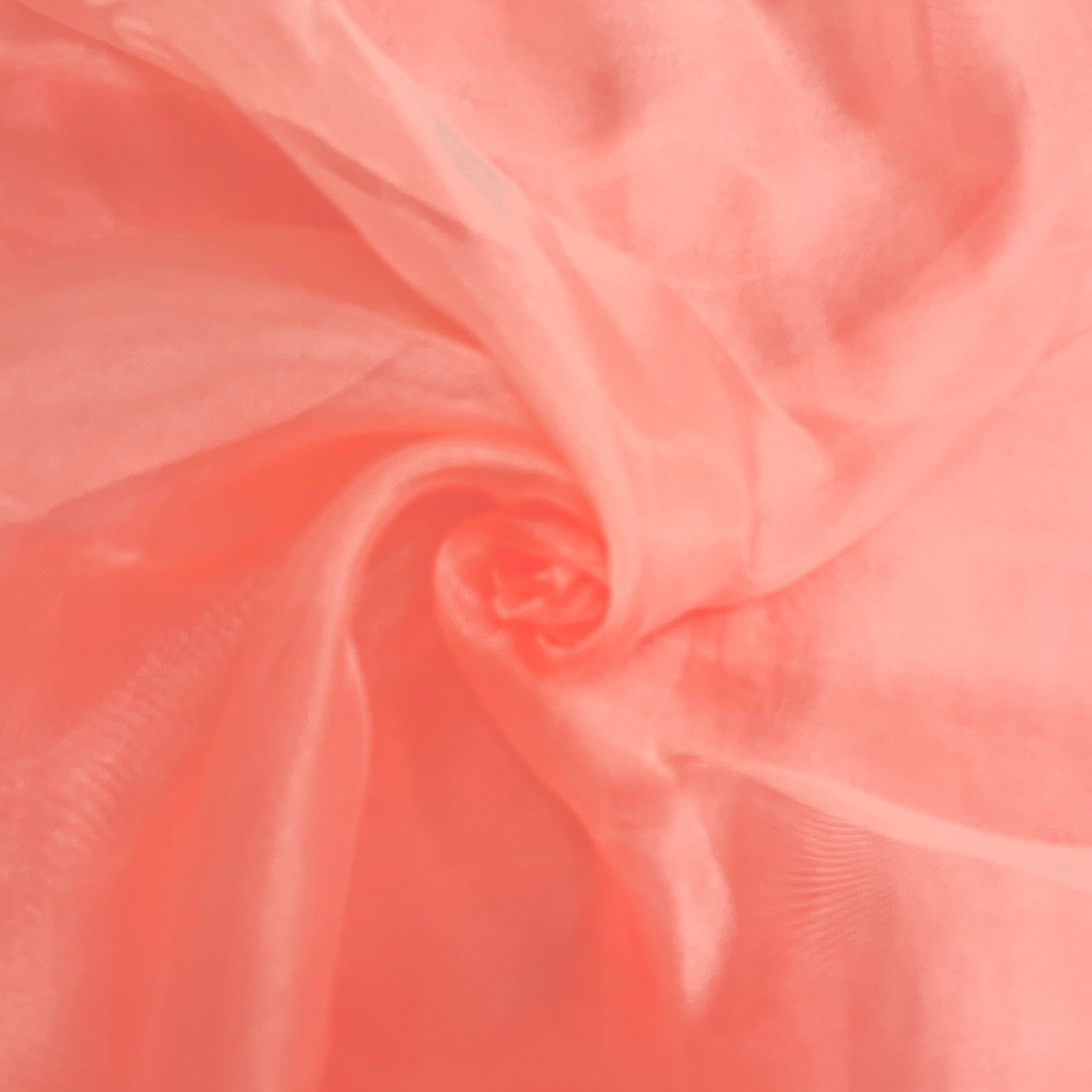 Dark Peach Solid Organza Tissue Fabric - TradeUNO