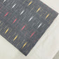 Grey With Multicolor Ikkat Cotton Fabric - TradeUNO