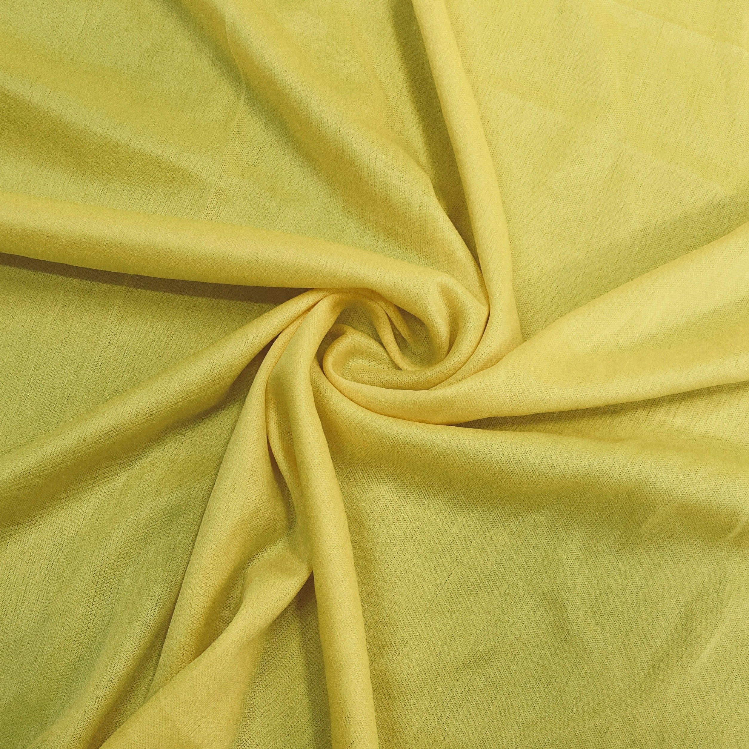 Yellow Solid Lycra Fabric - TradeUNO