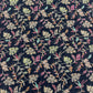 Black With Multicolour Floral Embroidery Sequence Chinon Fabric - TradeUNO