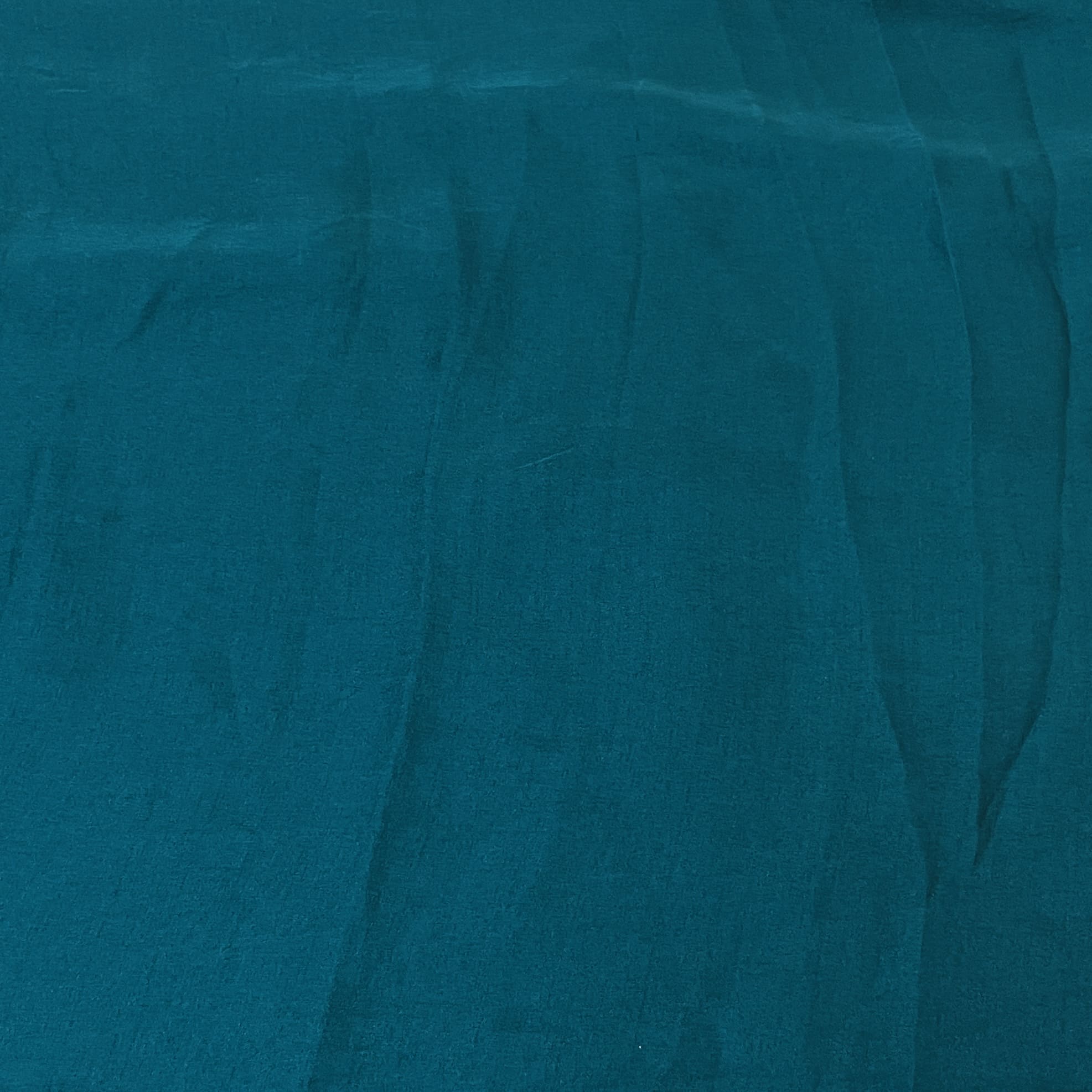 Premium Teal Green Solid Bemberg Silk Fabric