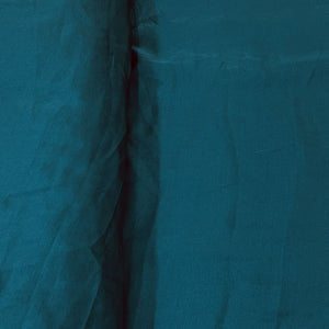 Premium Teal Green Solid Bemberg Silk Fabric