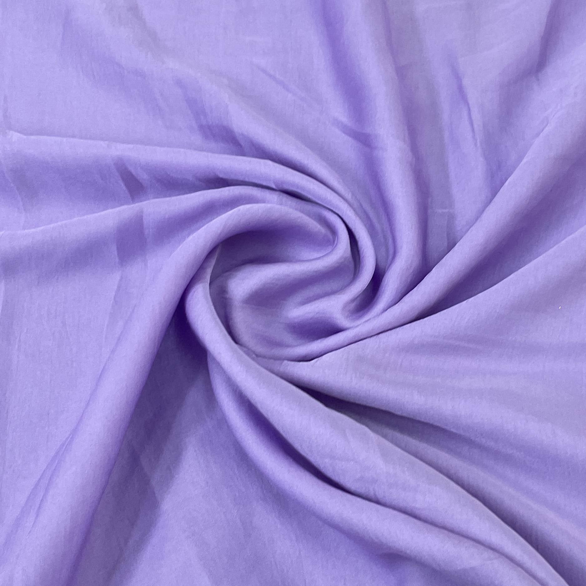Premium Lavender Solid Bemberg Silk Fabric