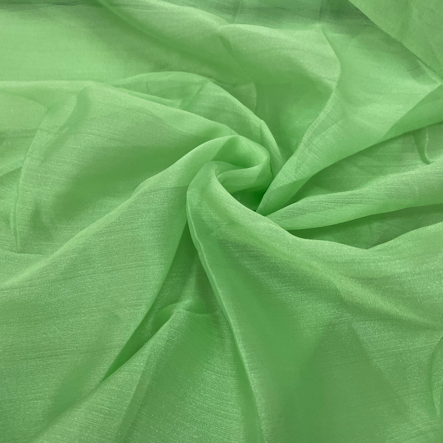 Fern Green Solid Tissue Fabric - TradeUNO