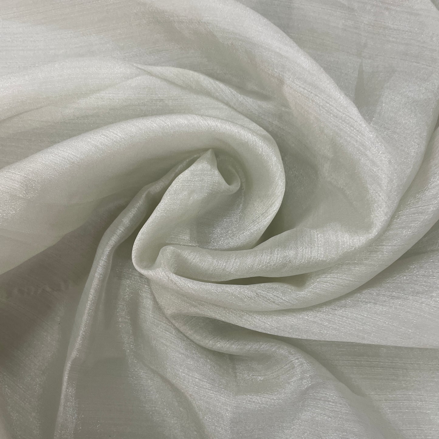 Tea Green Solid Tissue Fabric - TradeUNO