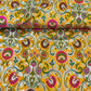 Premium Yellow Floral Zari Khimkhwab Banarasi Silk