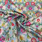 Premium Dull Blue Floral Zari Khimkhwab Banarasi Silk