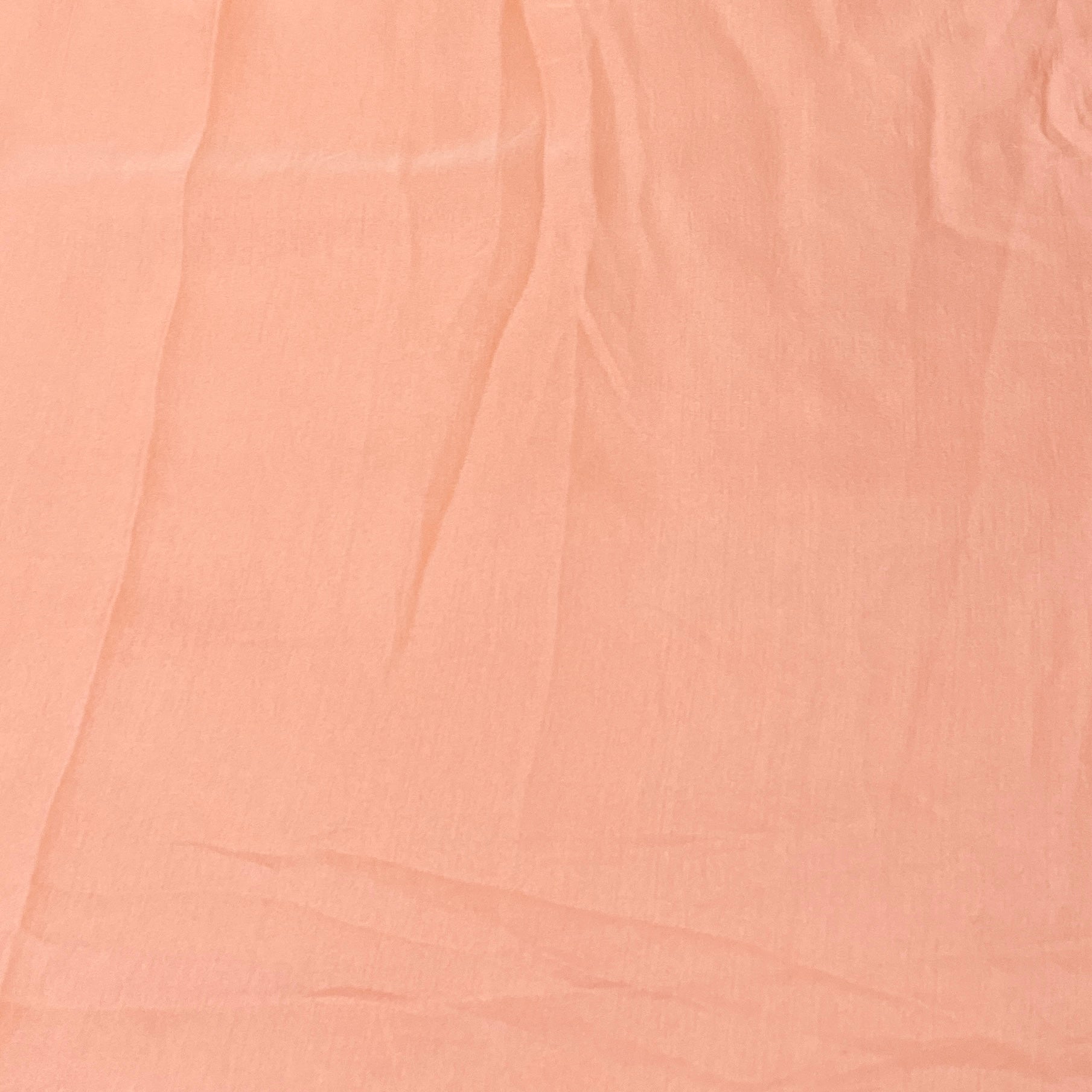 Premium Light Salmon Pink Solid Bemberg Silk Fabric