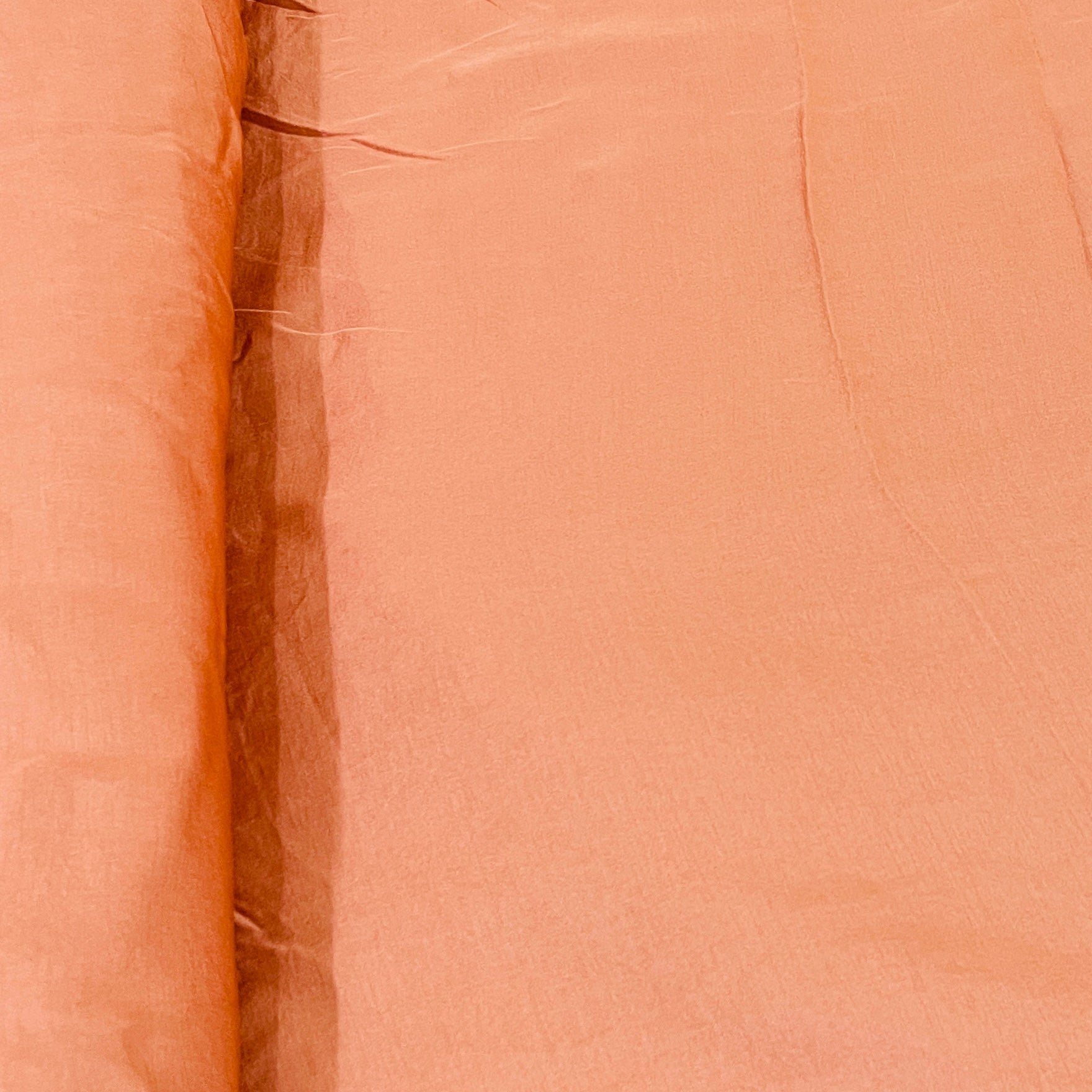 Premium Cinnamon Brown Solid Bemberg Silk Fabric