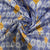 Blue Traditional Print Cotton Embroidery Fabric - TradeUNO