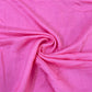 Premium Bright Pink Solid Bemberg Silk Fabric