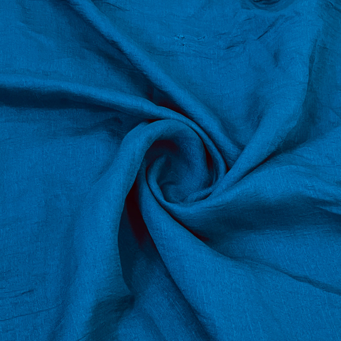 Premium Turquoise Blue Solid Bemberg Silk Fabric