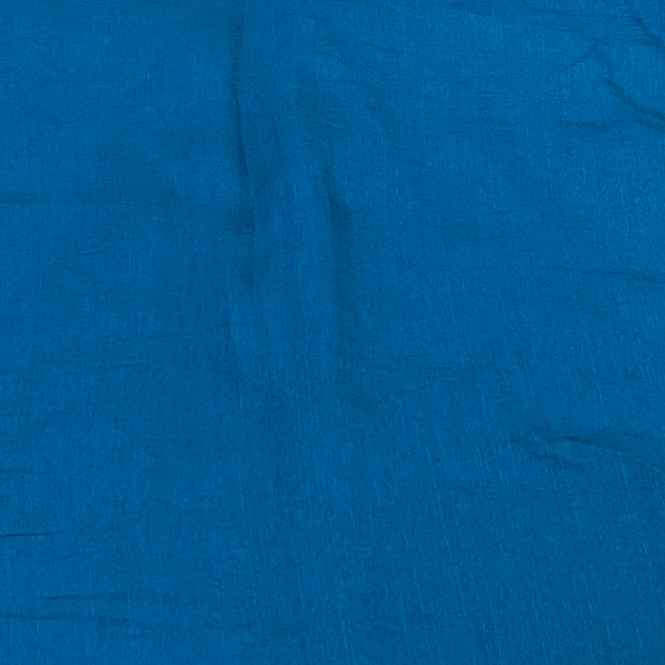 Premium Turquoise Blue Solid Bemberg Silk Fabric