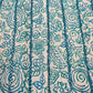 Exclusive Blue Floral Foil Sequence Embroidery Cotton Fabric