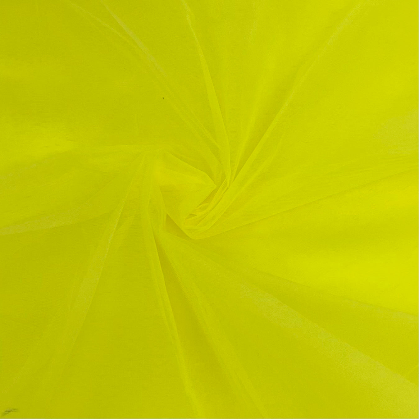 Lemon Yellow Solid Net Fabric - TradeUNO