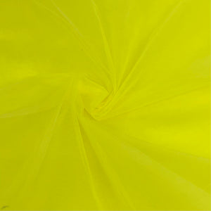 Lemon Yellow Solid Net Fabric - TradeUNO