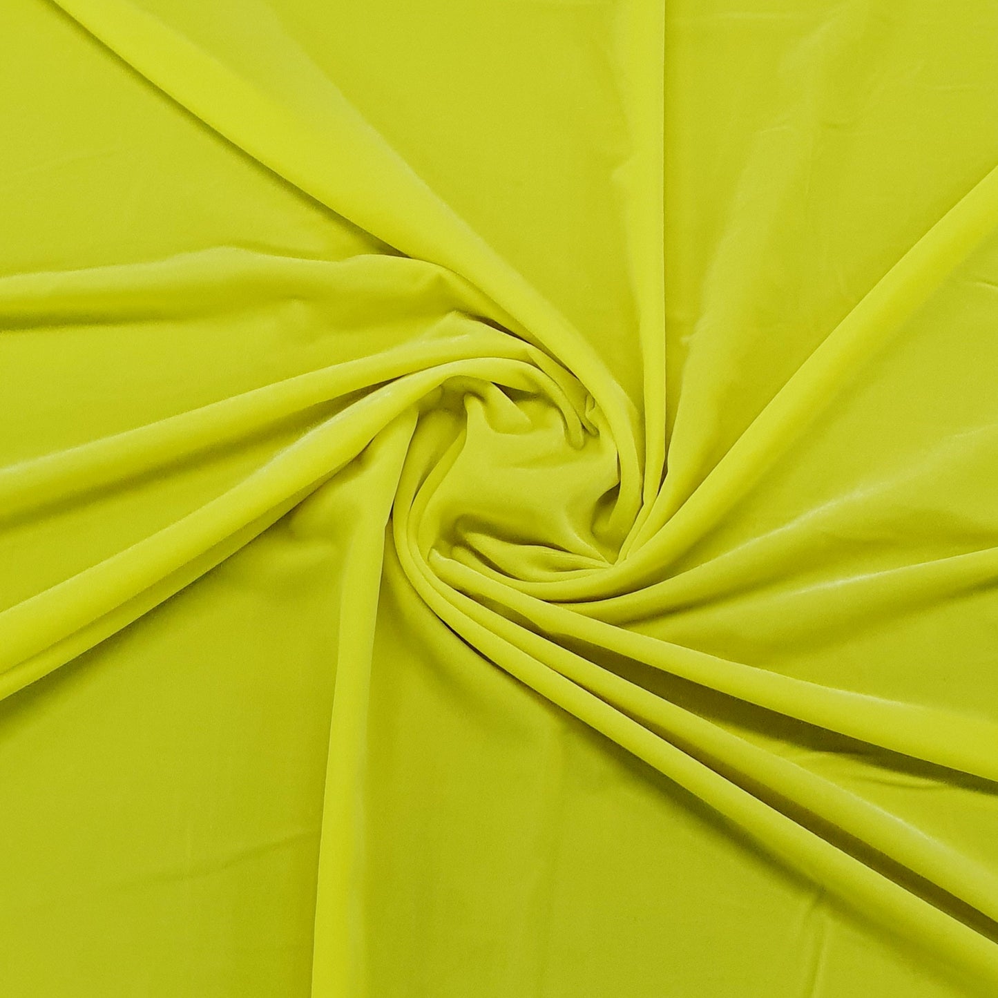 Lemon Solid Poly Velvet Fabric Trade UNO