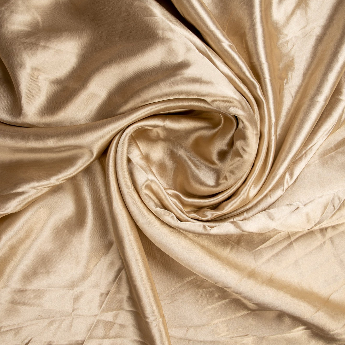 Light Champagne Solid Satin Fabric Trade UNO