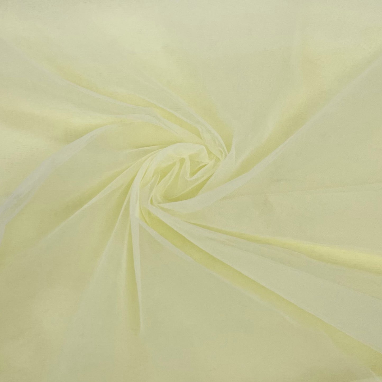 Light Yellow Solid Net Fabric ,44 inches - TradeUNO
