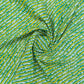 Light Green & Yellow Lehariya Print Cotton Fabric Trade UNO
