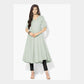 Light Green Solid Georgette Fabric Trade UNO